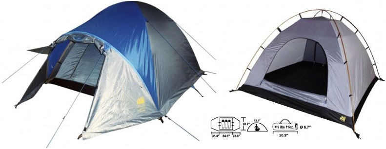 Tent | High Col 4-Season Outdoors 3-Person Peak South